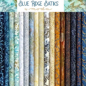 Blue Ridge Batiks by Moda, 17-piece assortment