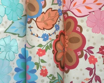 FLANNEL Urban by Valori Wells - Floral Medallions FVW09 - 1 yard choose a color