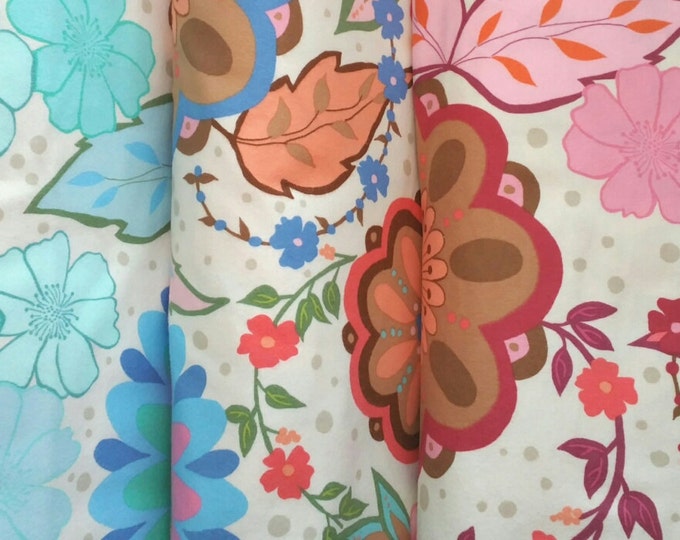 FLANNEL Urban by Valori Wells - Floral Medallions FVW09 - 1 yard choose a color