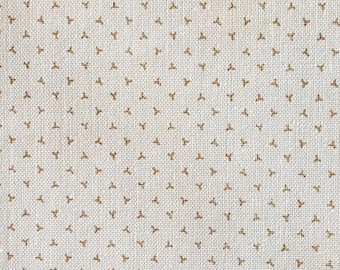 Pumpkin Spice Gatherings Low Volume Background fabric by Lisa Bongean of Primitive Gatherings, Ditsy Floral 49296-11 Cream
