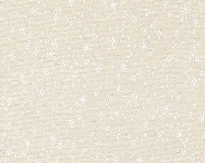 Good News Great Joy Christmas by Fancy That Design House for MODA Fabrics, background fabric Starry Snowfall 45565-21 Snow, 1-2/3 yards