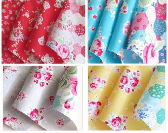Flower Sugar by Lecien - Floral cotton fabric by the yard