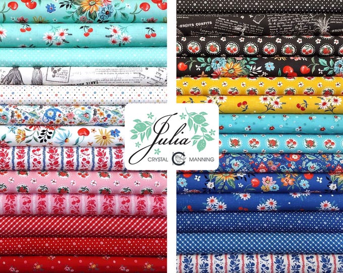 JULIA by Chrystal Manning for Moda Fabrics - Select A Fabric Bundle