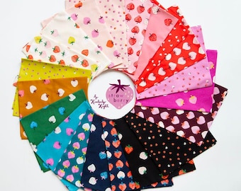 Strawberry by Kimberly Kight Ruby Star Society for Moda Fabrics - fabric bundle 20  pieces