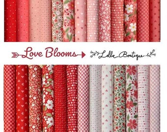Love Blooms by Lella Boutique for Moda Fabrics - 26 pieces - choose bundle