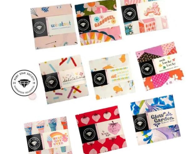 Ruby Star Society Charm Packs - Precuts - Charm Pack, 42 Pieces