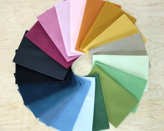 BELLA Solids COZY Colorway by Moda, 20-piece assortment
