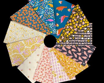 Bird Is the Word by Kimberly Kight of Ruby Star Society for Moda Fabrics - Fabric Bundle 12 pieces
