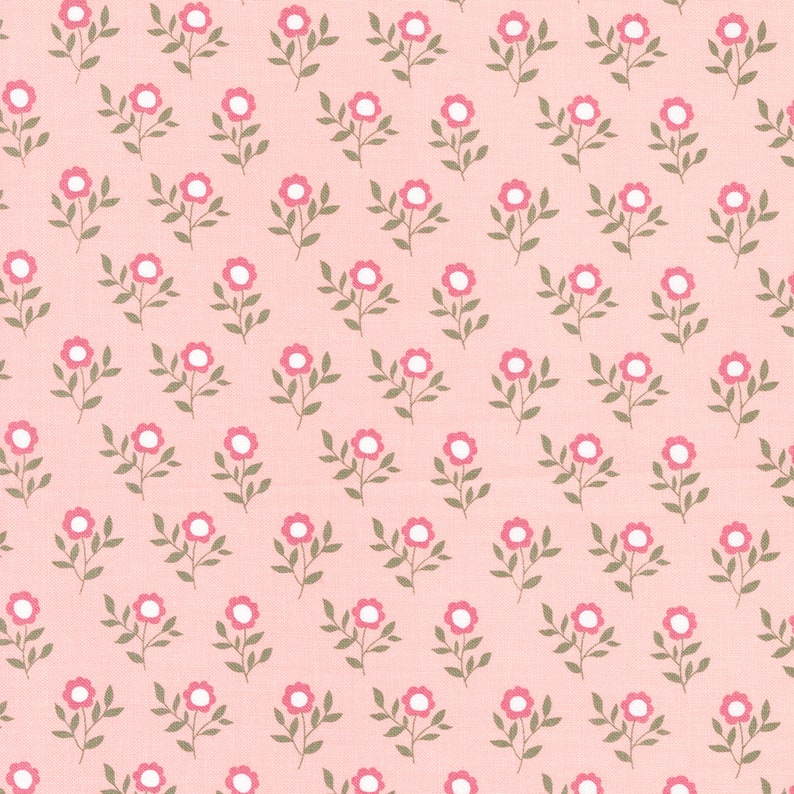 Lovestruck by Lella Boutique for Moda Fabrics fabric bundle PINK BLUSH 8 pieces image 7