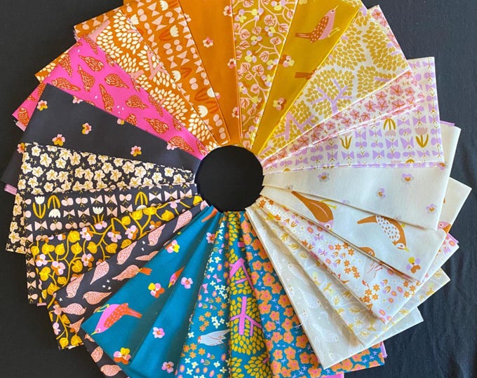 Bird Is the Word by Kimberly Kight of Ruby Star Society for Moda Fabrics - Fabric Bundle 24 pieces