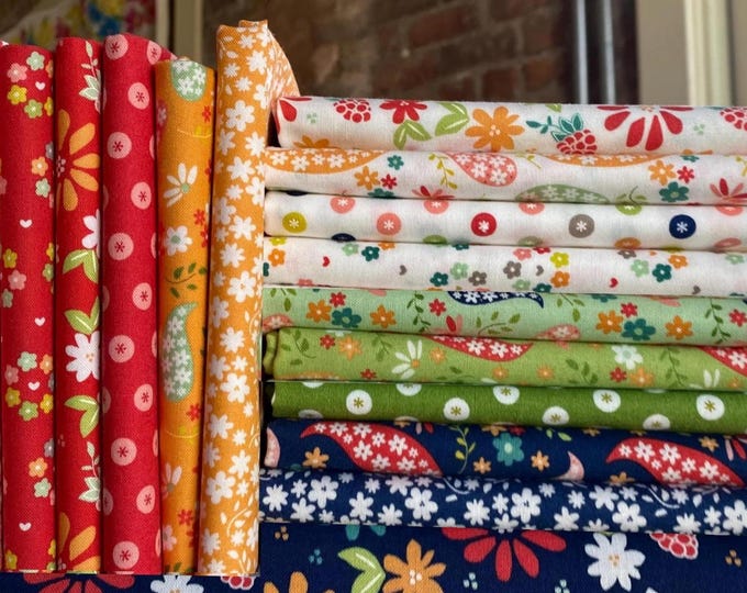 Raspberry Summer by Sherri & Chelsi for Moda Fabrics - 15 pieces