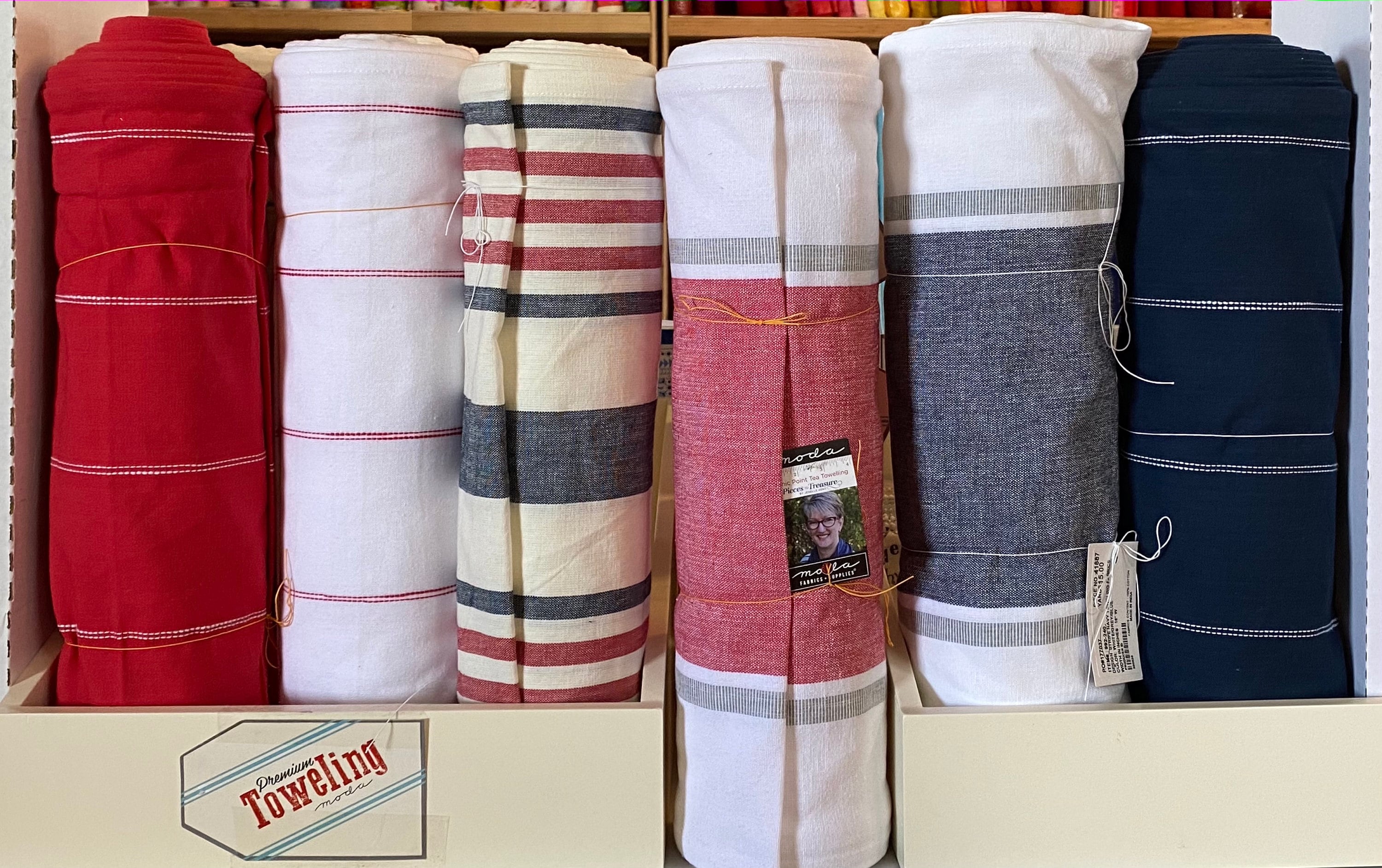 Moda Stripes 16 Wide toweling by the yard Farmhouse Urban Etsy