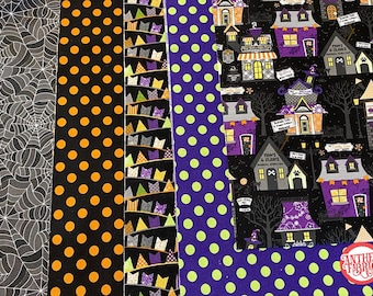 Hometown Halloween by Kimberbell for Maywood Fabrics - fabric bundle or by the yard