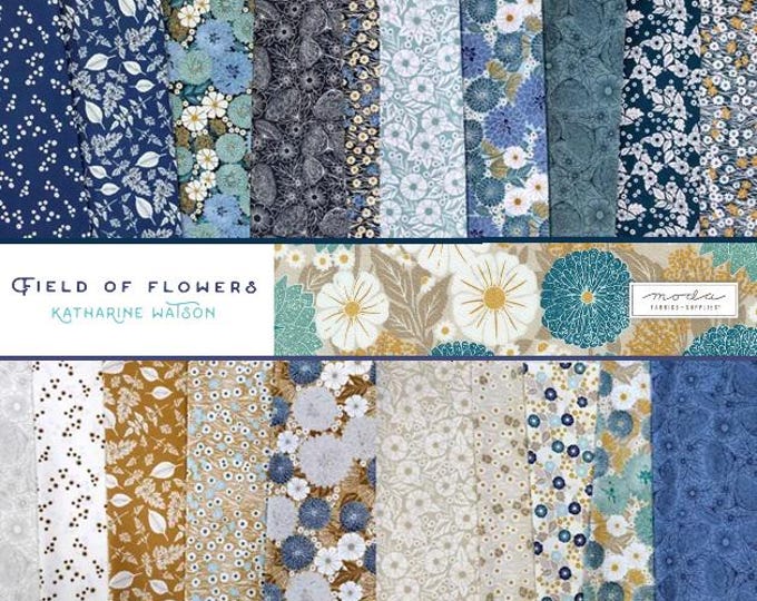 Field of Flowers by Katharine Watson for Moda Fabrics - 20 pieces, Select a bundle