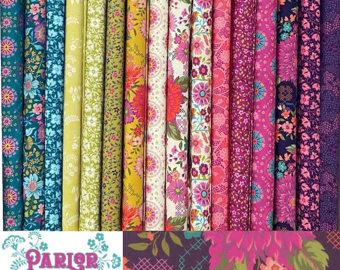 Parlor by Chrystal Manning for MODA Fabrics, 16 pieces
