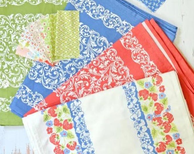 16" Wide Rosie Toweling Cotton Prints - by Fig Tree Company for Moda Fabrics - 1 yard