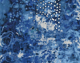 Marcia Derse Spotted Graffiti 100% cotton OEKO-TEX No.52814D -12 Weather Map, by the yard