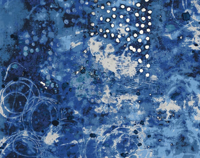 Marcia Derse Spotted Graffiti 100% cotton OEKO-TEX No.52814D -12 Weather Map, by the yard