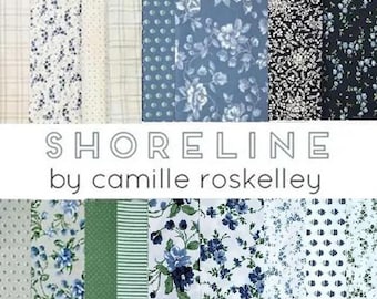 SHORELINE by Camille Roskelley for Moda, Fabric bundle - 17 pieces
