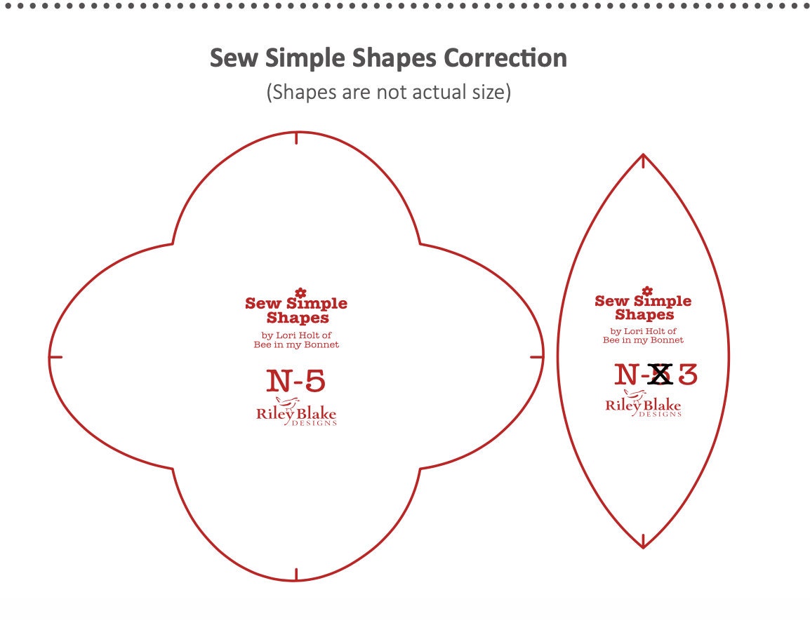 Lori Holt Prairie Meadow Sew Simple Shapes 58 Templates Lori Holt Prairie Meadow Sew Simple Shapes 58 Templates