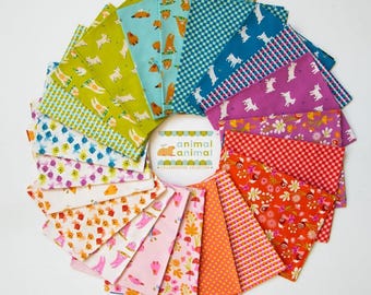 Animal Animal by Ruby Star Society for Moda Fabrics, 21 pieces