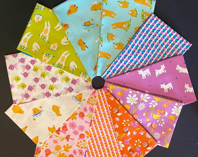 Animal Animal by Ruby Star Society for Moda Fabrics, 11 pieces