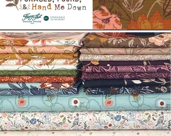 Foraged, Found and Hand Me Down by Fancy That Design House for Moda Fabrics ~ 20 pieces