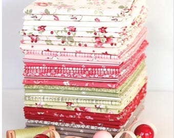 A Very Sweet Christmas by Bunny Hill Designs for Moda Fabrics - fabric bundle, 30 pieces