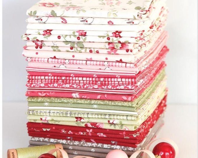 A Very Sweet Christmas by Bunny Hill Designs for Moda Fabrics - fabric bundle, 30 pieces
