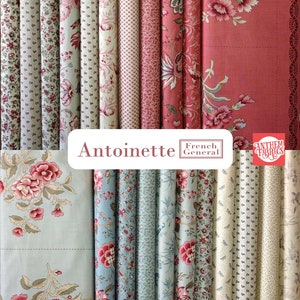 Antoinette by French General Cotton Fabric Bundle, Choose a bundle