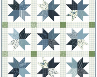 Charlie Quilt Kit featuring Shoreline by Camille Roskelly