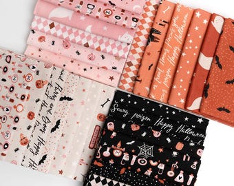Purrs and Boos by Elena Amo for Moda Fabrics, 27 pieces