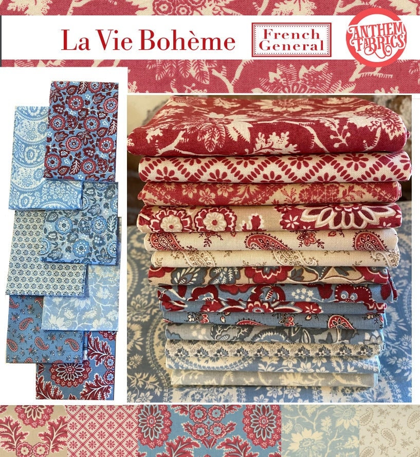 French Fabrics Fat Quarter Bundle