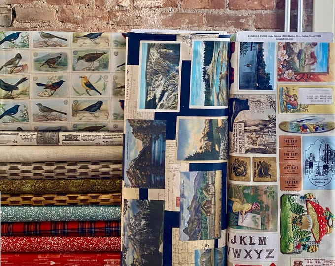Outdoorsy by Cathe Holden - quilting cotton fabric bundle - 14 pieces