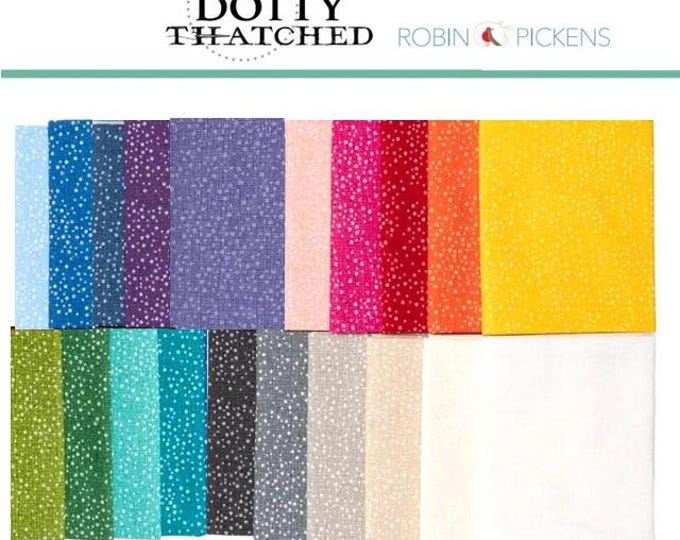 Dotty Thatched Basics by Robin Pickens for Moda Fabrics #48715, 20 pieces