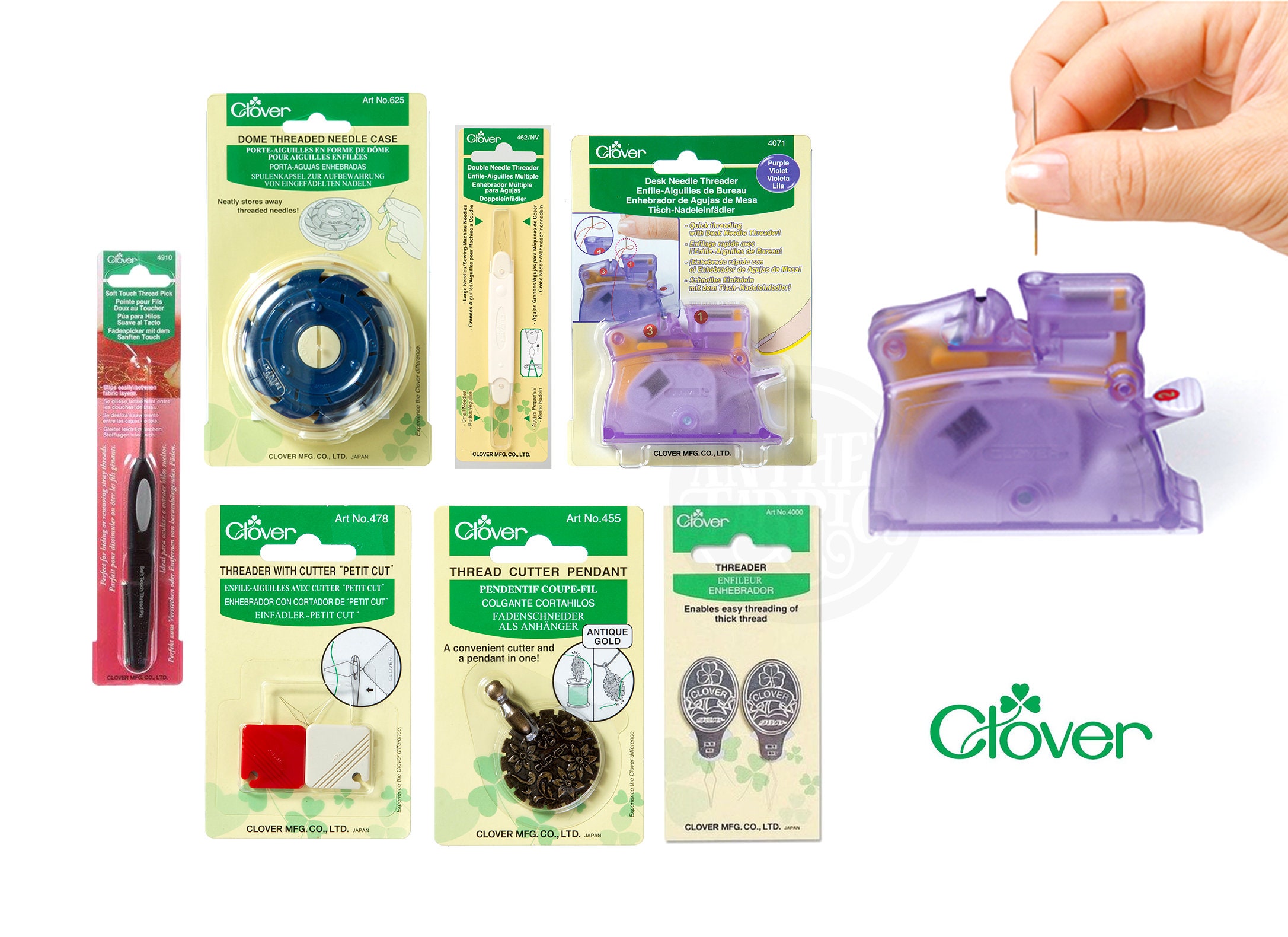 Clover Desk Needle Threader