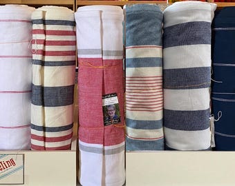 Moda Stripes 16” Wide toweling - by the yard - Farmhouse Urban Modern chic