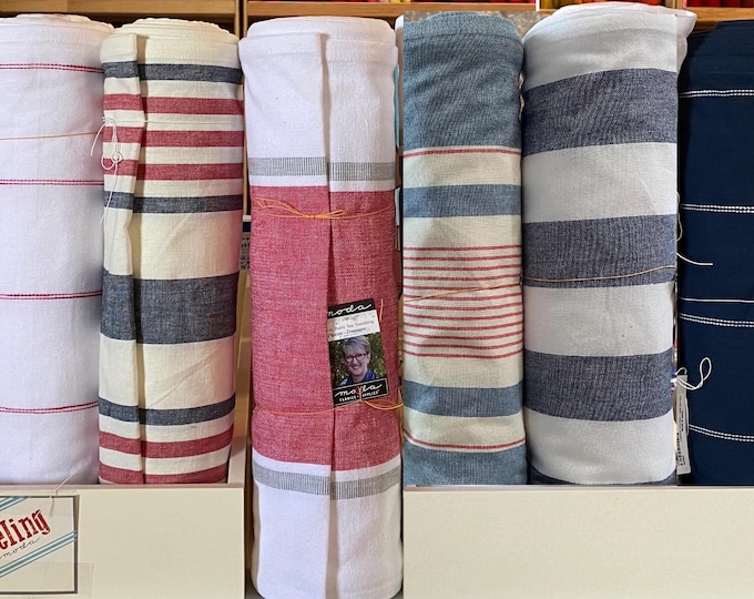 Moda Stripes 16” Wide toweling - by the yard - Farmhouse Urban Modern chic