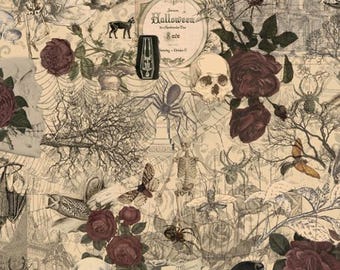 Halloween Fabric 3 Sisters For Moda,