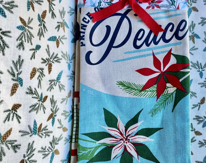 Good News Great Joy Christmas Tea Towels by Fancy That Design House - Set of 3 towels FS1024