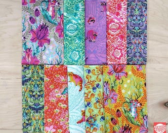 Tula Pink Tiny Beasts - cotton fabric bundle, 10 pieces - select an option