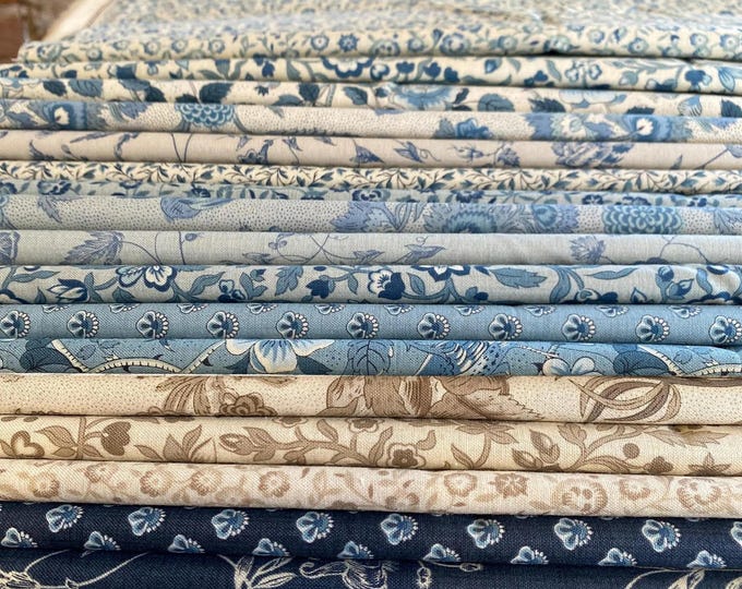 Sacre Bleu by French General Quilting Cotton Fabric - Select a bundle