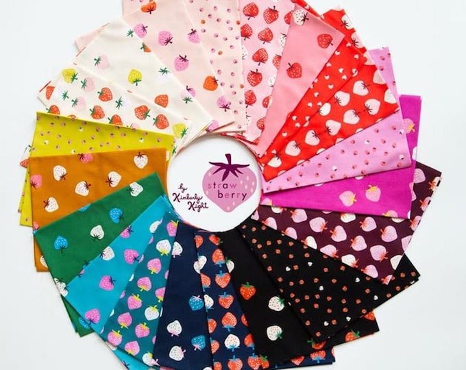 Strawberry by Kimberly Kight Ruby Star Society for Moda Fabrics - fabric bundle 20  pieces