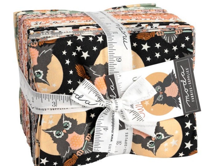Owl O Ween by Urban Chiks for Moda Fabrics - Cotton Fabric Halloween Fall Harvest - 28 fat quarters