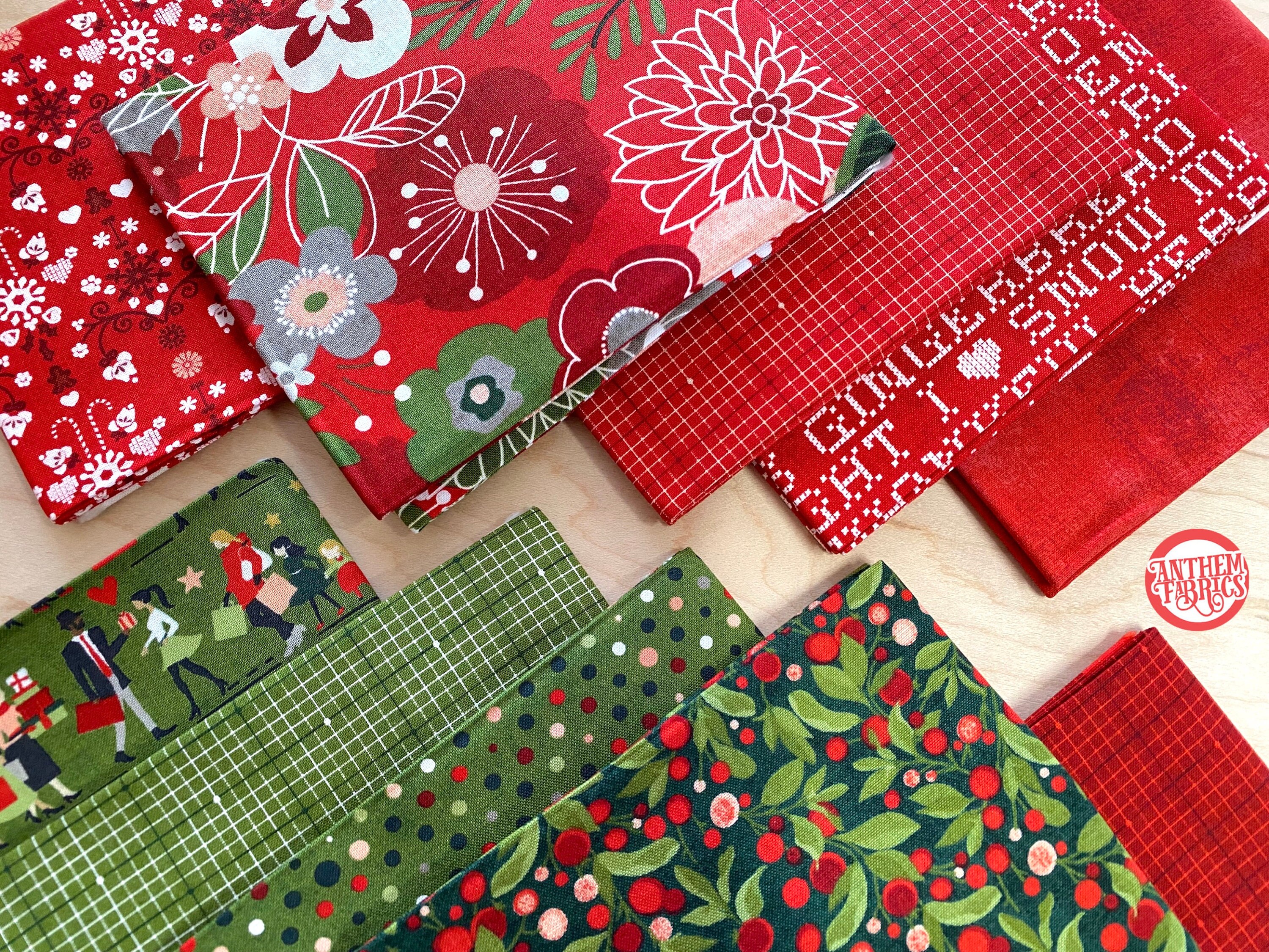 Christmas Fabric Fat Quarters - Patchwork Posse