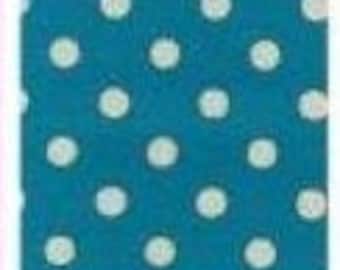 ECHINO-NICO by Etsuko Furuya - Cotton Linen Maruco Dots EF604C Blue