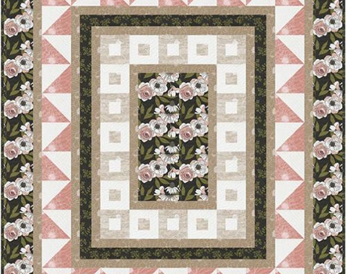 Framed Flora  Quilt kit featuring Botany by Alli K for Moda Fabrics - Fabric Kit for quilt top pattern and binding