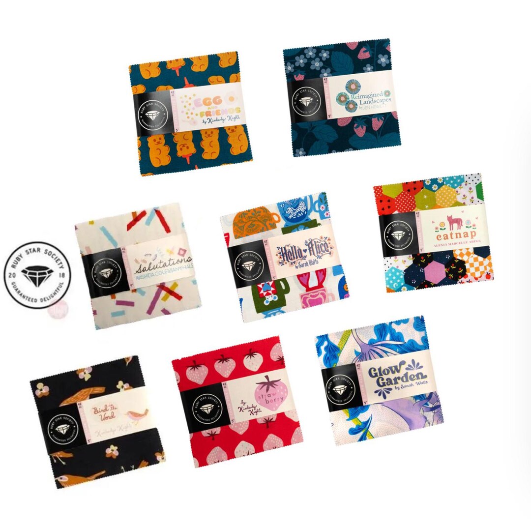 Ruby Star Society Charm Packs - Precuts - Charm Pack, 42 Pieces - Etsy