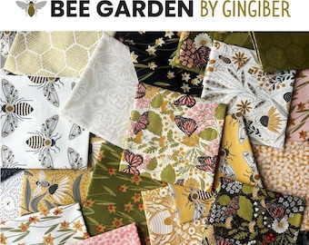 BEE GARDEN By Gingiber for MODA Fabrics - 26 Fat quarters