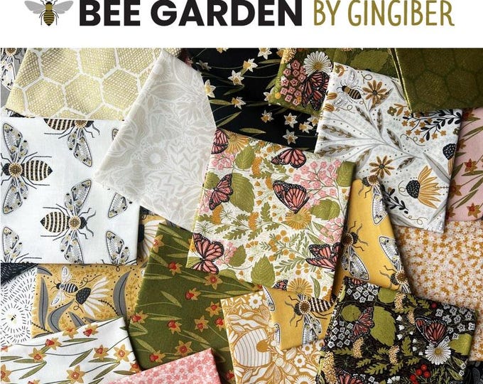BEE GARDEN By Gingiber for MODA Fabrics - 26 Fat quarters